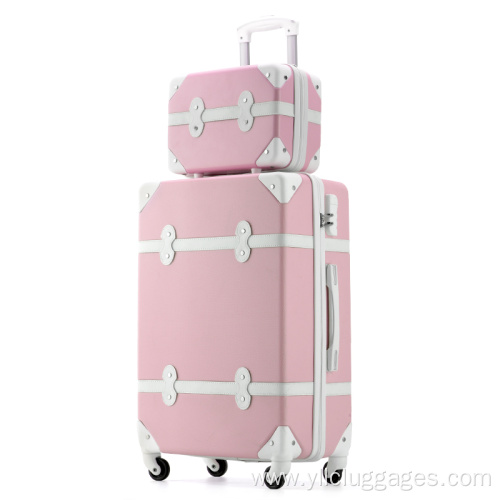 New retro style carry on luggage bag